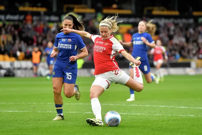 Framed Print : Arsenal v Chelsea - FA Women's Continental Tyres League Cup Final