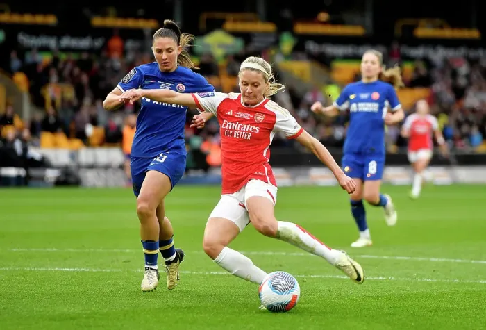 Framed Print : Arsenal v Chelsea - FA Women's Continental Tyres League Cup Final