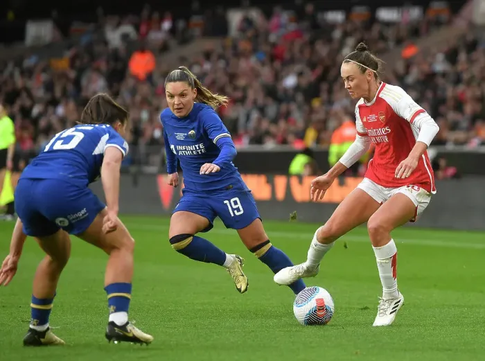 Framed Print : Arsenal v Chelsea - FA Women's Continental Tyres League Cup Final Framed Print : Arsenal v Chelsea - FA Women's Continental Tyres League Cup Final