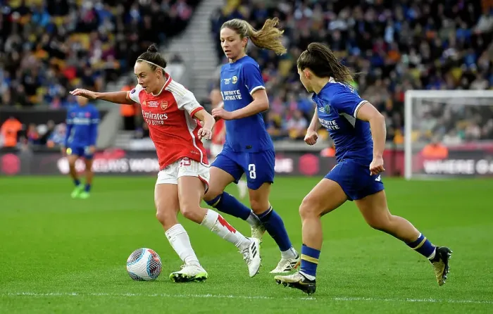 Framed Print : Arsenal v Chelsea - FA Women's Continental Tyres League Cup Final