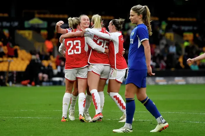 Framed Print : Arsenal v Chelsea - FA Women's Continental Tyres League Cup Final