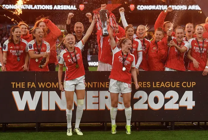 Framed Print : Arsenal v Chelsea - FA Women's Continental Tyres League Cup Final