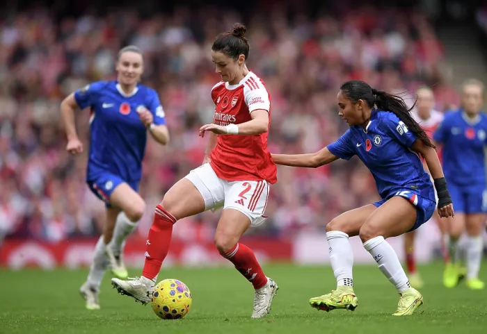 Framed Print : Arsenal v Chelsea FC - Barclays Women's Super League Arsenal v Chelsea FC - Barclays Women's Super League
