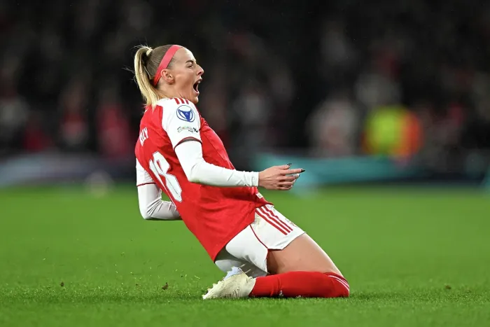 Framed Print : Arsenal v Chelsea - UEFA Women's Champions League 2025 / 26 Quarter-finals First Leg Framed Print : Arsenal v Chelsea - UEFA Women's Champions League 2025 / 26 Quarter-finals First Leg