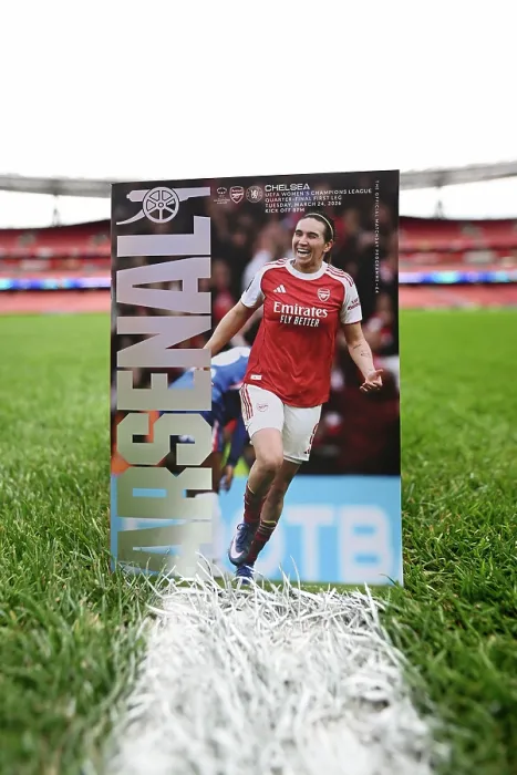 Framed Print : Arsenal v Chelsea - UEFA Women's Champions League 2025 / 26 Quarter-finals First Leg Arsenal v Chelsea - UEFA Women's Champions League 2025 / 26 Quarter-finals First Leg