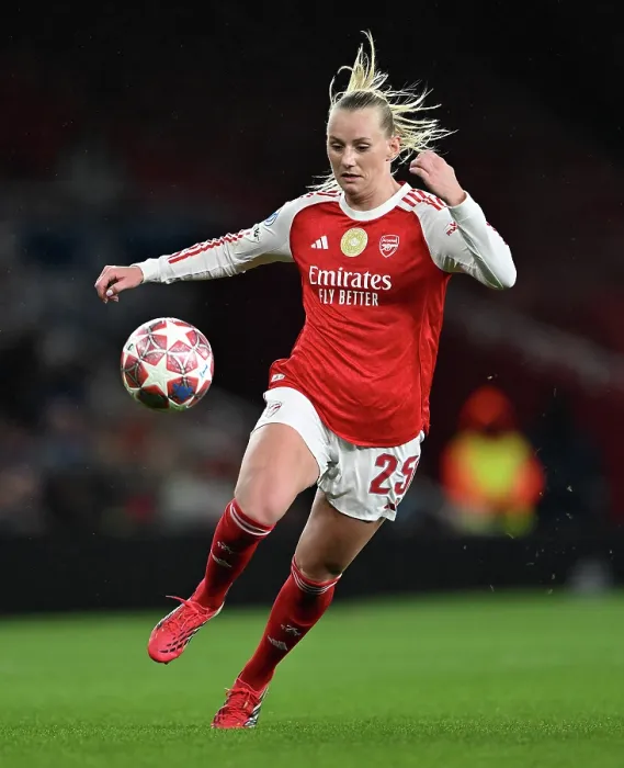 Framed Print : Arsenal v Chelsea - UEFA Women's Champions League 2025 / 26 Quarter-finals First Leg Arsenal v Chelsea - UEFA Women's Champions League 2025 / 26 Quarter-finals First Leg
