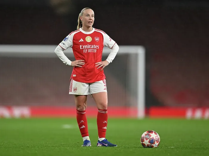 Framed Print : Arsenal v Chelsea - UEFA Women's Champions League 2025 / 26 Quarter-finals First Leg Arsenal v Chelsea - UEFA Women's Champions League 2025 / 26 Quarter-finals First Leg