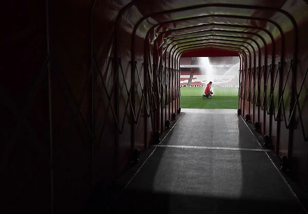 Arsenal v Crystal Palace: Pre-Match Tunnel View, Emirates Stadium, Premier League 2021-22