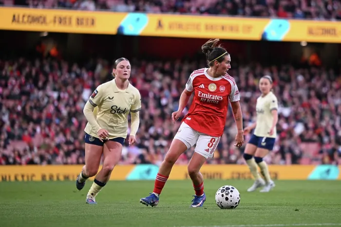 Framed Print : Arsenal v Everton - Barclays Women's Super League Arsenal v Everton - Barclays Women's Super League