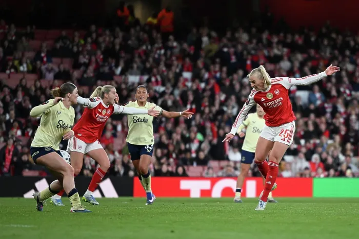 Framed Print : Arsenal v Everton - Barclays Women's Super League Arsenal v Everton - Barclays Women's Super League