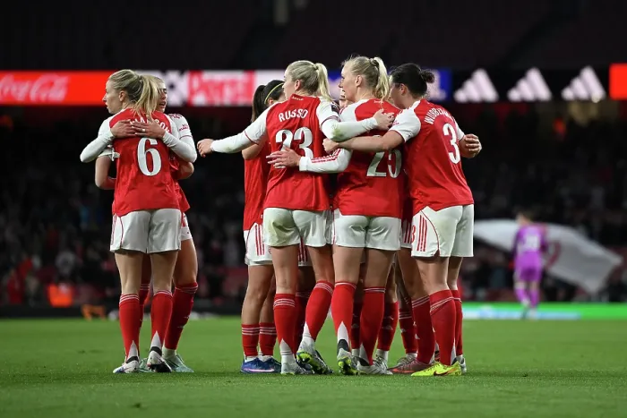 Framed Print : Arsenal v Everton - Barclays Women's Super League Arsenal v Everton - Barclays Women's Super League