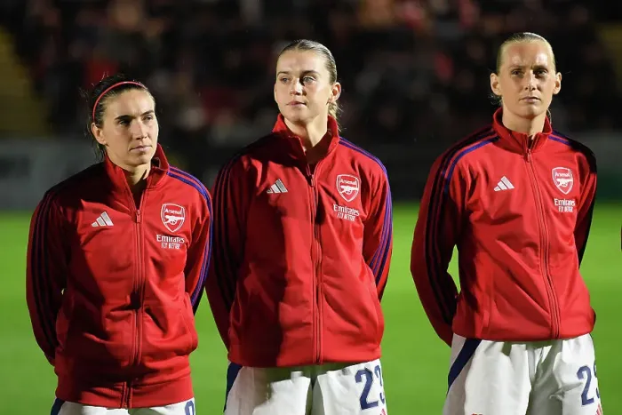 Framed Print : Arsenal v Hacken: UEFA Women's Champions League 2nd Round 2nd Leg