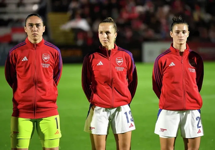 Framed Print : Arsenal v Hacken: UEFA Women's Champions League 2nd Round 2nd Leg