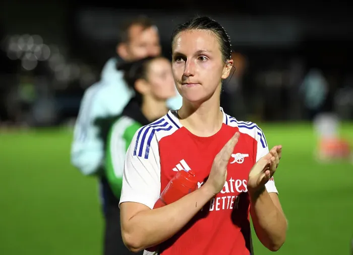 Framed Print : Arsenal v Hacken: UEFA Women's Champions League 2nd Round 2nd Leg