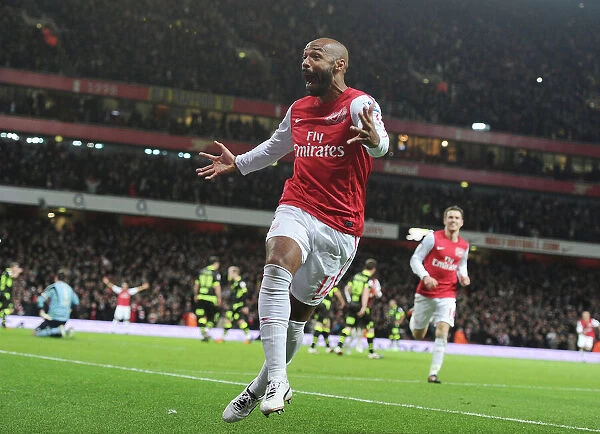 THIERRY HENRY CANVAS PRINT POSTER PHOTO WALL ART ARSENAL FA CUP GOAL FOOTBALL 