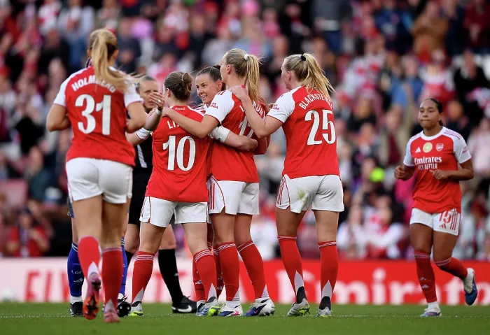 Framed Print : Arsenal v Leicester City - Barclays Women's Super League Arsenal v Leicester City - Barclays Women's Super League