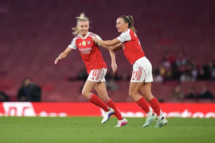 Framed Print : Arsenal v Leicester City - Barclays Women's Super League Arsenal v Leicester City - Barclays Women's Super League