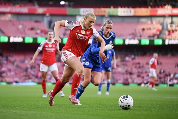 Framed Print : Arsenal v Leicester City - Barclays Women's Super League Arsenal v Leicester City - Barclays Women's Super League