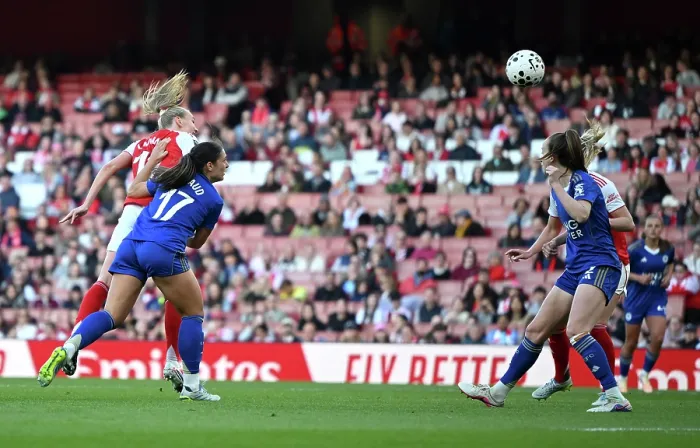 Framed Print : Arsenal v Leicester City - Barclays Women's Super League Arsenal v Leicester City - Barclays Women's Super League