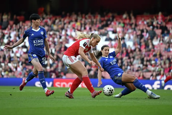 Framed Print : Arsenal v Leicester City - Barclays Women's Super League Arsenal v Leicester City - Barclays Women's Super League