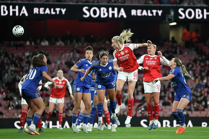 Framed Print : Arsenal v Leicester City - Barclays Women's Super League Arsenal v Leicester City - Barclays Women's Super League