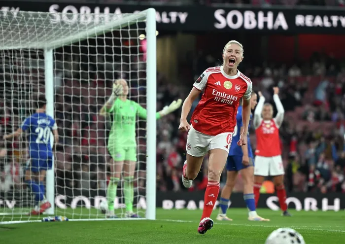 Framed Print : Arsenal v Leicester City - Barclays Women's Super League Arsenal v Leicester City - Barclays Women's Super League