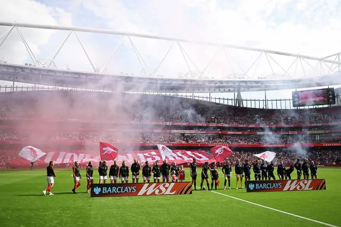 Framed Print : Arsenal v London City Lionesses - Barclays Women's Super League Arsenal v London City Lionesses - Barclays Women's Super League