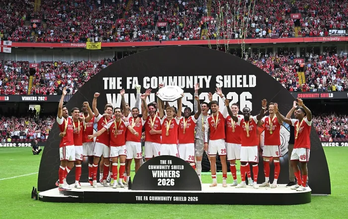 Framed Print : Arsenal v Manchester City - 2026 FA Community Shield Framed Print : Arsenal v Manchester City - 2026 FA Community Shield
