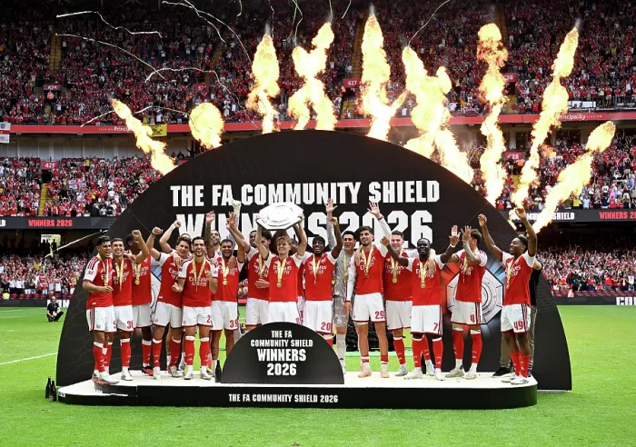 Framed Print : Arsenal v Manchester City - 2026 FA Community Shield Framed Print : Arsenal v Manchester City - 2026 FA Community Shield