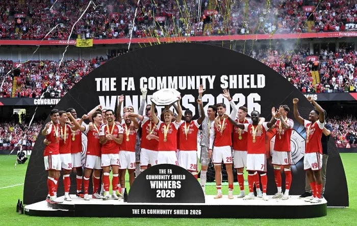 Framed Print : Arsenal v Manchester City - 2026 FA Community Shield Framed Print : Arsenal v Manchester City - 2026 FA Community Shield