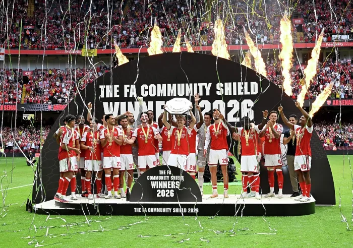 Framed Print : Arsenal v Manchester City - 2026 FA Community Shield Framed Print : Arsenal v Manchester City - 2026 FA Community Shield