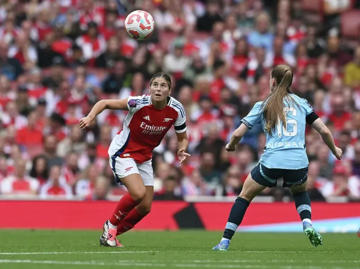 Framed Print : Arsenal v Manchester City - Barclays Women's Super League