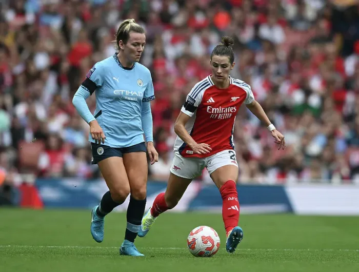 Framed Print : Arsenal v Manchester City - Barclays Women's Super League