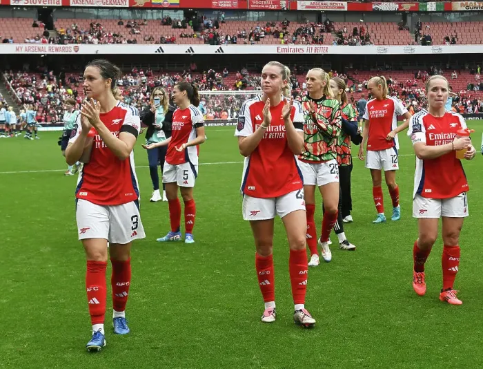Framed Print : Arsenal v Manchester City - Barclays Women's Super League