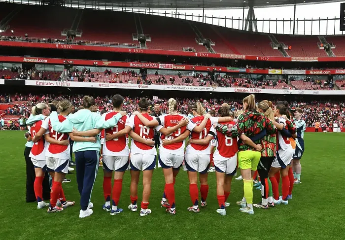 Framed Print : Arsenal v Manchester City - Barclays Women's Super League LONDON, ENGLAND - SEPTEMBER 22: during the Barclays Women's Super League match between Arsenal and Manchester City at Emirates Stadium on September 22, 2024 in London, England Framed Print : Arsenal v Manchester City - Barclays Women's Super League LONDON, ENGLAND - SEPTEMBER 22: during the Barclays Women's Super League match between Arsenal and Manchester City at Emirates Stadium on September 22, 2024 in London, England