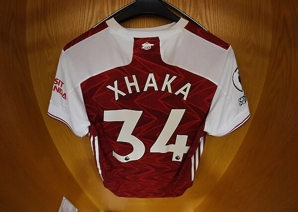 Arsenal v Manchester City: Empty Emirates - Granit Xhaka's Shirt in the Silence