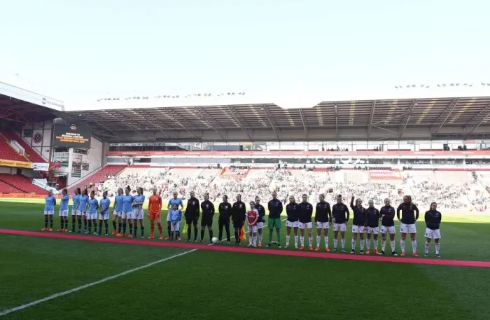 Framed Print : Arsenal v Manchester City Women - FA Womens Continental League Cup Final