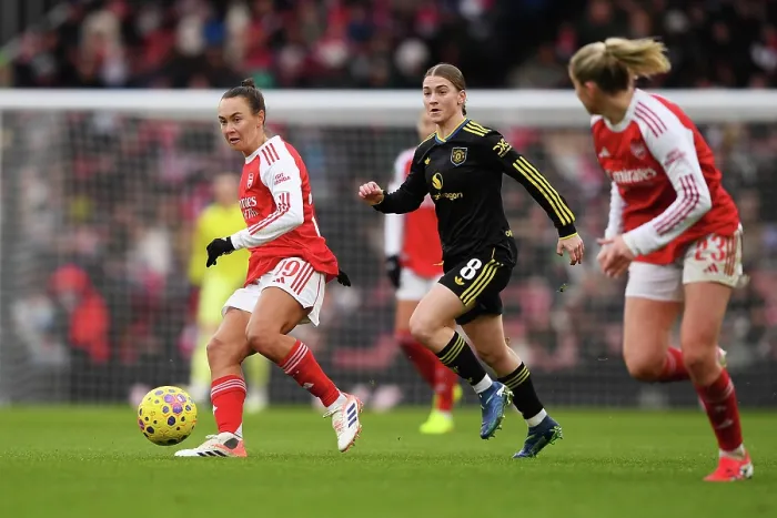 Framed Print : Arsenal v Manchester United - Barclays Women's Super League Arsenal v Manchester United - Barclays Women's Super League