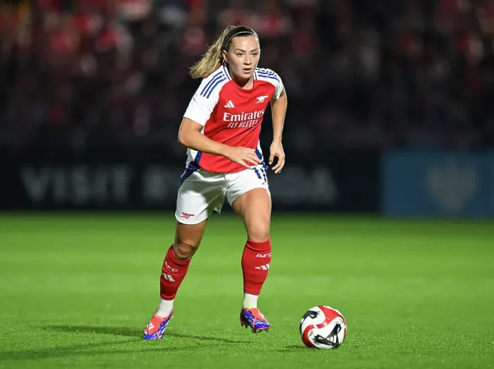 Framed Print : Arsenal v Rosenborg: UEFA Women's Champions League First Round Mini-Tournament Final