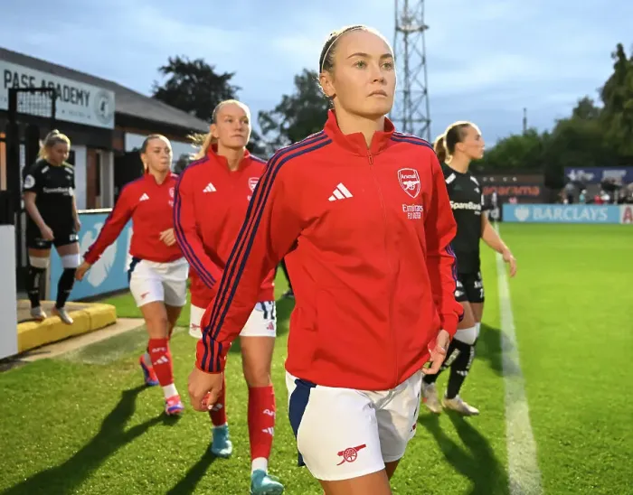 Framed Print : Arsenal v Rosenborg: UEFA Women's Champions League First Round Mini-Tournament Final