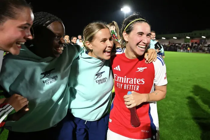 Framed Print : Arsenal v Rosenborg: UEFA Women's Champions League First Round Mini-Tournament Final Framed Print : Arsenal v Rosenborg: UEFA Women's Champions League First Round Mini-Tournament Final