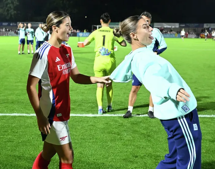 Framed Print : Arsenal v Rosenborg: UEFA Women's Champions League First Round Mini-Tournament Final Framed Print : Arsenal v Rosenborg: UEFA Women's Champions League First Round Mini-Tournament Final