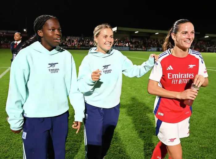 Framed Print : Arsenal v Rosenborg: UEFA Women's Champions League First Round Mini-Tournament Final