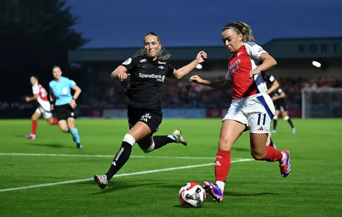 Framed Print : Arsenal v Rosenborg: UEFA Women's Champions League First Round Mini-Tournament Final Framed Print : Arsenal v Rosenborg: UEFA Women's Champions League First Round Mini-Tournament Final