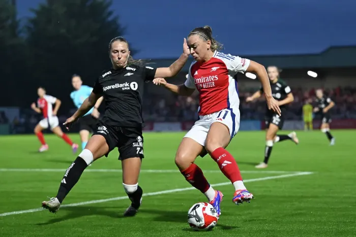 Framed Print : Arsenal v Rosenborg: UEFA Women's Champions League First Round Mini-Tournament Final Framed Print : Arsenal v Rosenborg: UEFA Women's Champions League First Round Mini-Tournament Final