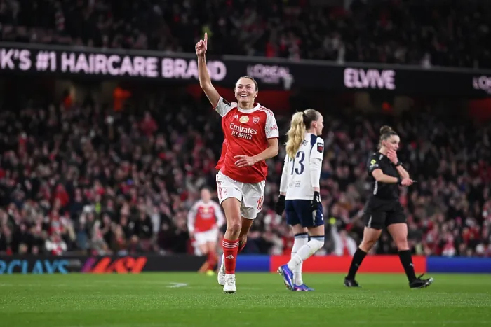 Framed Print : Arsenal v Tottenham Hotspur - Barclays Women's Super League Arsenal v Tottenham Hotspur - Barclays Women's Super League
