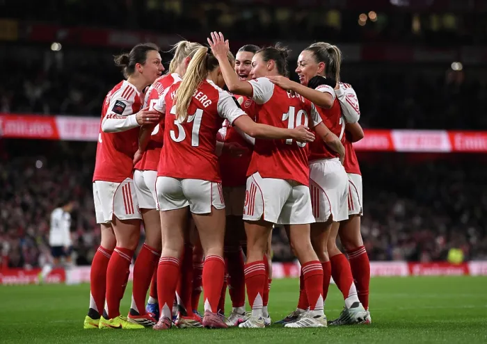 Framed Print : Arsenal v Tottenham Hotspur - Barclays Women's Super League Arsenal v Tottenham Hotspur - Barclays Women's Super League