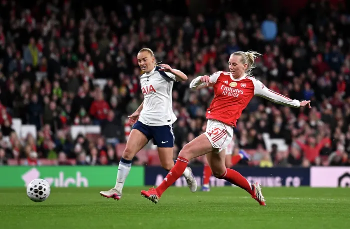 Framed Print : Arsenal v Tottenham Hotspur - Barclays Women's Super League Arsenal v Tottenham Hotspur - Barclays Women's Super League