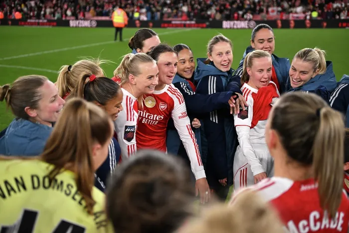 Framed Print : Arsenal v Tottenham Hotspur - Barclays Women's Super League Arsenal v Tottenham Hotspur - Barclays Women's Super League