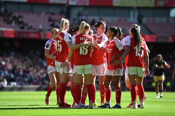 Framed Print : Arsenal v West Ham United - Barclays Women's Super League Arsenal v West Ham United - Barclays Women's Super League